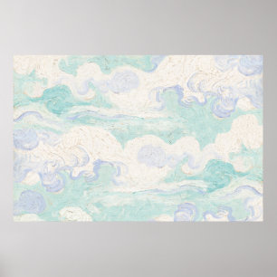 Van Goghs hemelachtergrond Poster