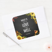 Van Goghs inspirerende liefdescitaat Sticker Seal (Envelop)