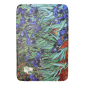 Van Goghs Irise Flowers Floral Garden Bath Mat (Voorkant Verticaal)