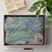 Van Gogh's Irises en Fancy Llama Tissuepapier (Geschenk)