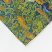 Van Gogh's Irises Fleece Blanket Deken (Hoek)