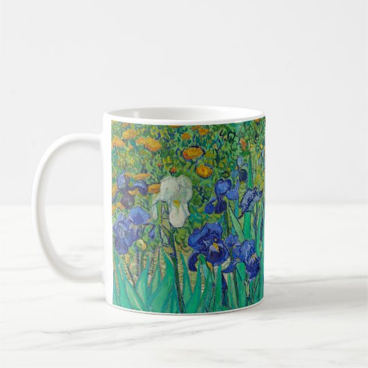 Van Gogh's Irises Koffiemok (Links)