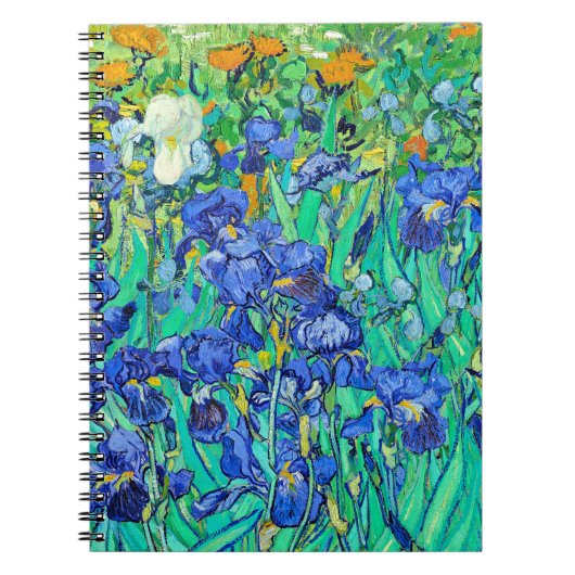 Van Gogh's Irises Notitieboek (Voorkant)