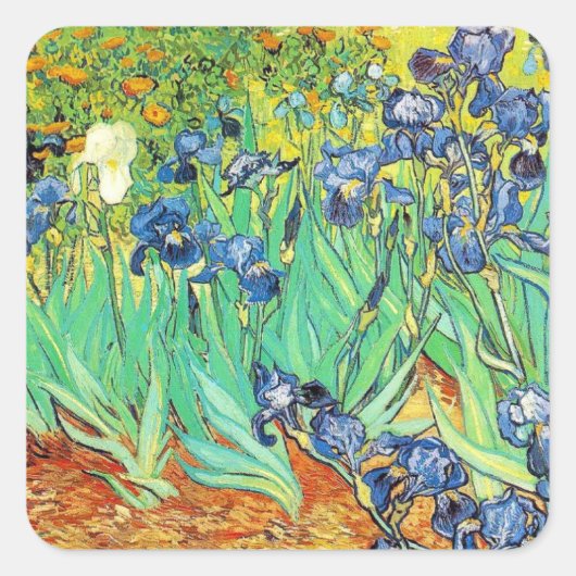 Van Gogh's Irissen Stickers (Voorkant)