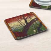 Van Gogh's Japonaiserie na Hiroshige Drankjes Onderzetter (Linkerzijde)