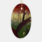 Van Gogh's Japonaiserie na Hiroshige Keramisch Ornament (Rechts)