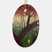 Van Gogh's Japonaiserie na Hiroshige Keramisch Ornament (Links)