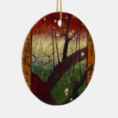 Van Gogh's Japonaiserie na Hiroshige Keramisch Ornament (Rechts)