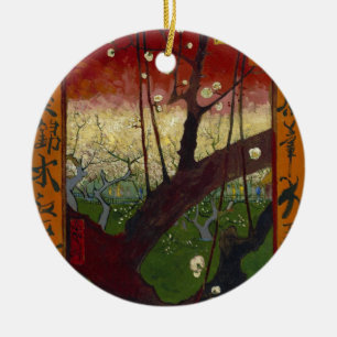 Van Gogh's Japonaiserie na Hiroshige Keramisch Ornament
