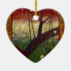 Van Gogh's Japonaiserie na Hiroshige Keramisch Ornament