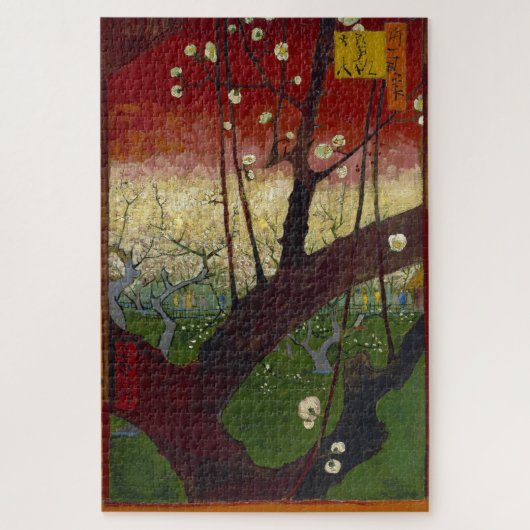 Van Gogh's Japonaiserie na Hiroshige Legpuzzel (Verticaal)