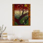 Van Gogh's Japonaiserie na Hiroshige Poster (Keuken)