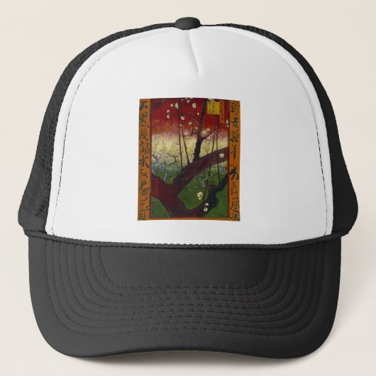 Van Gogh's Japonaiserie na Hiroshige Trucker Pet (Voorkant)
