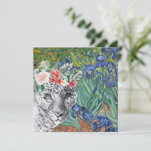 Van Gogh's Kaarten en Fancy leopard Flat (Staand voorkant)