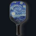 Van Goghs klassieke schilderij De Sterrennacht Pickleball Paddle<br><div class="desc">Vincent van Gogh's "De Sterrennacht" (1889) is een van zijn bekendste en boeiende werken, bekend om zijn wervelende hemel, gloeiende sterren en gedurfde penseelstreken. Het schilderij heeft een levendige nachtelijke hemel, gevuld met wervelende patronen van blauw en geel. De sterren zijn groot, lichtgevend en bijna surrealistisch van uiterlijk, alsof ze...</div>