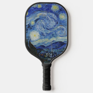 Van Goghs klassieke schilderij De Sterrennacht Pickleball Paddle