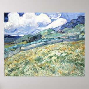 Van Gogh's Landschap van Saint-Rémy Canvas Print