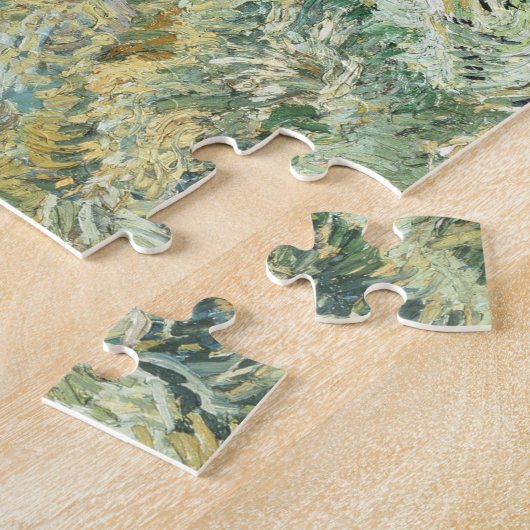 Van Goghs Landschap van Saint-Rémy Legpuzzel (Zijkant)