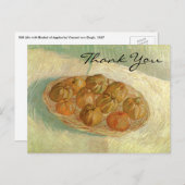 Van Gogh's mandje met appels Briefkaart (Voorkant / Achterkant)