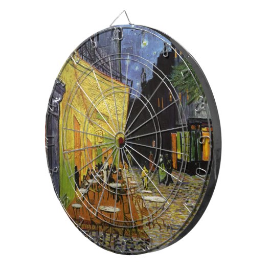 Van Gogh's Night Cafe Dartbord (Voorkant Rechts)