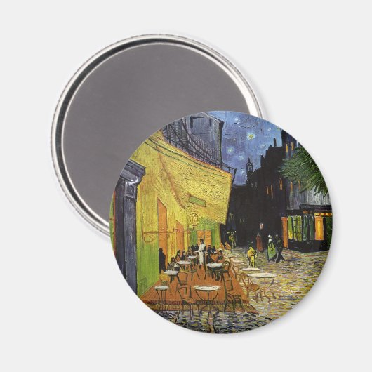 Van Gogh's Night Cafe Magneet (Voorkant / Achterkant)