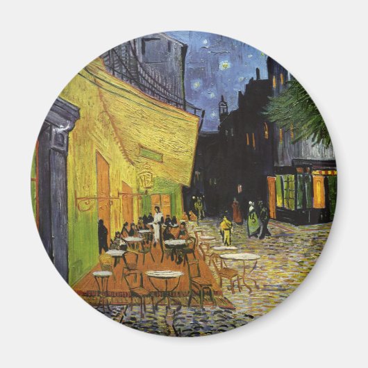Van Gogh's Night Cafe Magneet (Voorkant)