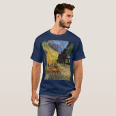 Van Gogh's Night Cafe Marine Blue T-shirt (Voorkant volledig)