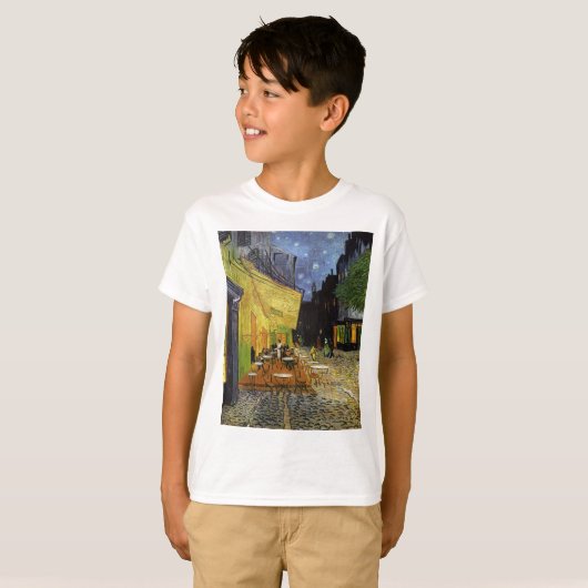 Van Gogh's Night Cafe T-shirt (Voorkant volledig)