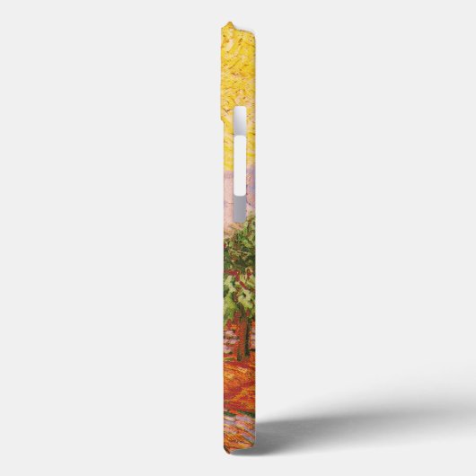 Van Gogh's Olijfbomen met gele hemel en zon Case-Mate iPhone Case (Achterkant / Links)