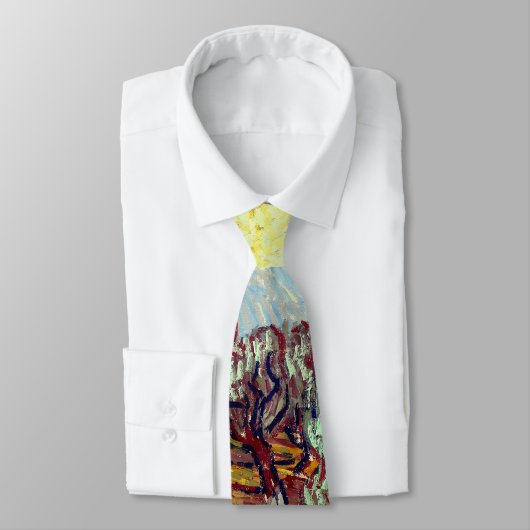 Van Gogh's "Olijfboomontwerp"-Stropdas Stropdas (Gebonden)