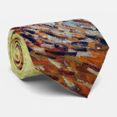 Van Gogh's "Olijfboomontwerp"-Stropdas Stropdas (Opgerold)