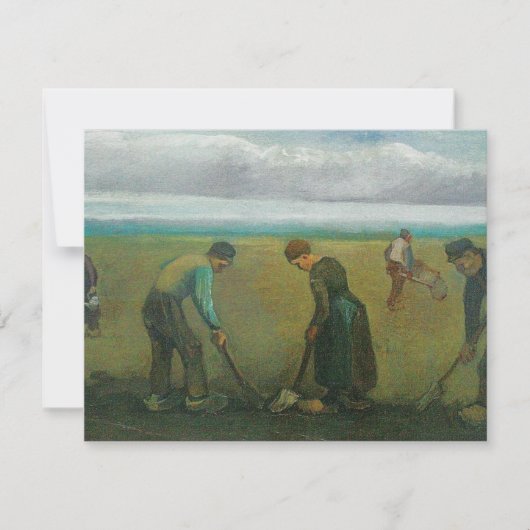 Van Gogh's pasteitjes en aardappelen voor landbouw Kaart (Voorkant)