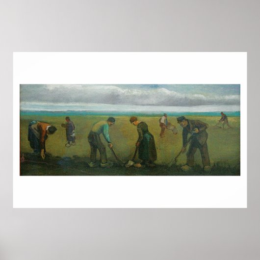 Van Gogh's pasteitjes en aardappelen voor landbouw Poster (Voorkant)