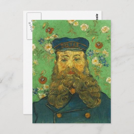Van Gogh's Postman Briefkaart (Voorkant / Achterkant)