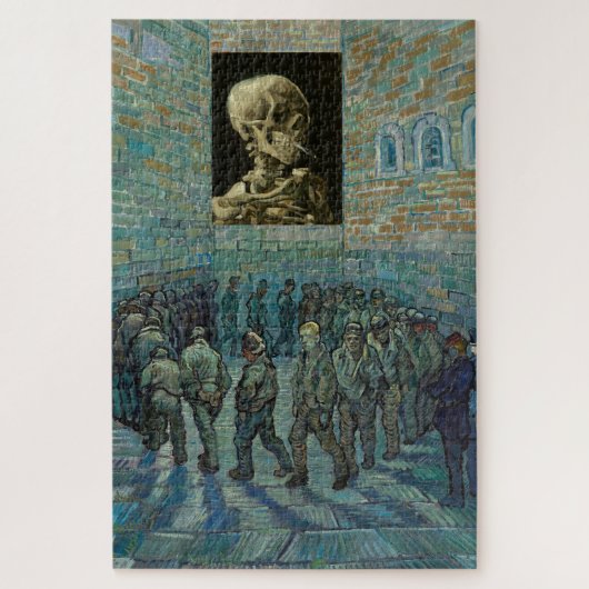 Van Goghs Reimage Skeleton Gevangenen Oefenen Legpuzzel (Verticaal)
