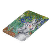 Van Gogh's ridders en Fancy konijnen Magneet (Linkerzijde)