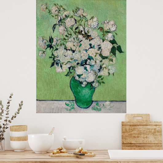 Van Gogh's Rozen Poster (Keuken)
