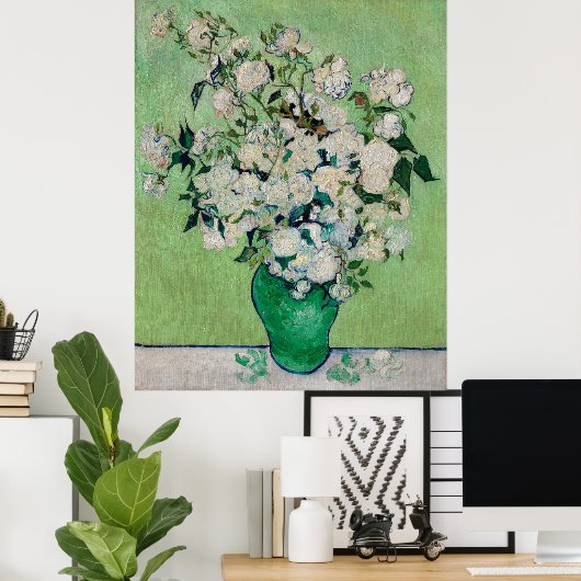 Van Gogh's Rozen Poster (Thuiskantoor)