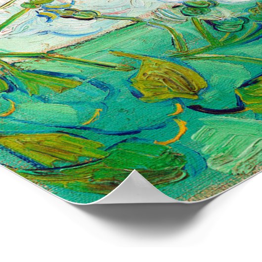 Van Gogh's Rozen Poster (Hoek)