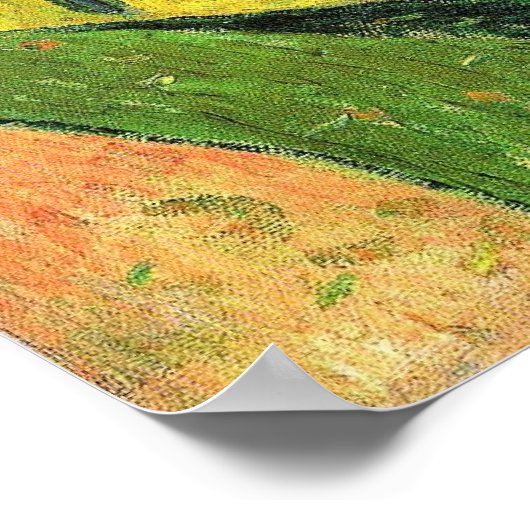 Van Goghs schilderij, Alychamps, Herfst Poster (Hoek)