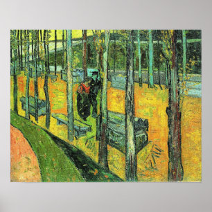 Van Goghs schilderij, Alychamps, Herfst Poster