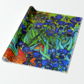 Van Gogh's schilderij, Irises Cadeaupapier (Uitgerold)
