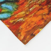 Van Gogh's schilderij, Irises Fleece Deken (Hoek)