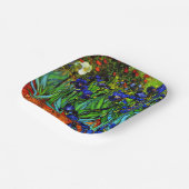 Van Gogh's schilderij, Irises Papieren Bordje (Gebogen)