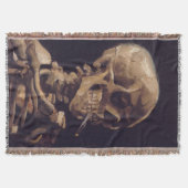 Van Gogh's skelet met brandende sigaretten Deken (Voorkant)