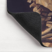 Van Gogh's skelet met brandende sigaretten Muismat (Hoek)