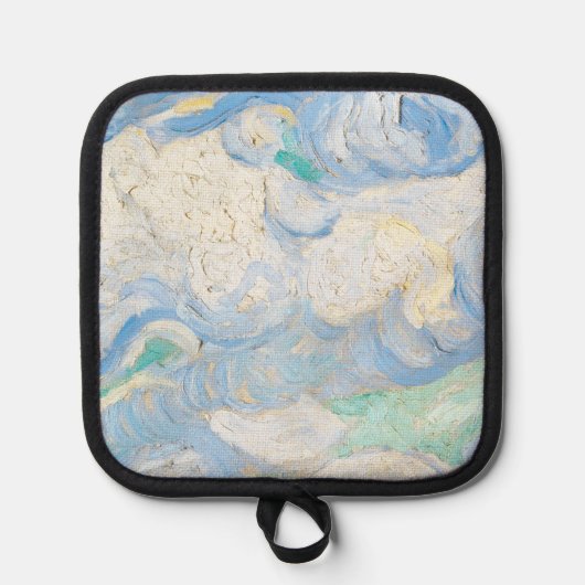 Van Gogh's sky background Pannenlap (Voorkant)
