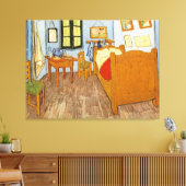 Van Gogh's slaapkamer Canvas Afdruk (Insitu (Woonkamer))