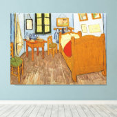 Van Gogh's slaapkamer Canvas Afdruk (Insitu (Houten vloer))