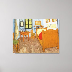 Van Gogh's slaapkamer Canvas Afdruk